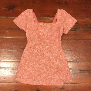 Abercrombie & Fitch Patterned Square-Neck Romper
